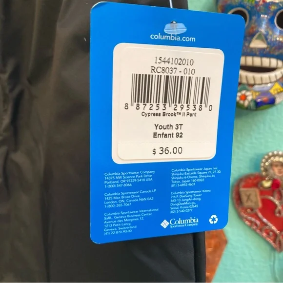 NWT Columbia 3T Waterproof Pants - Picture 5 of 8
